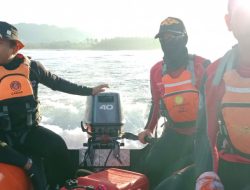 BASARNAS Sasar Selat Makassar Cari Nelayan Asal Malunda Hilang Di Ketika Melaut.
