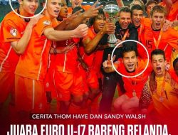 Thom Haye dan Sandy Walsh Menjuarai Eoro 17 Di Timnas Belanda