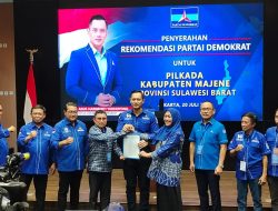 DPP Demokrat Resmi Mengusung AST Dan ARB Pilkada Majene 2024.