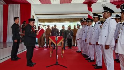 Bupati Majene,Lantik 18 Kades Perpanjang Masa Jabatan Dua Tahu