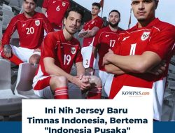 Jersey terbaru Timnas Indonesia dirilis